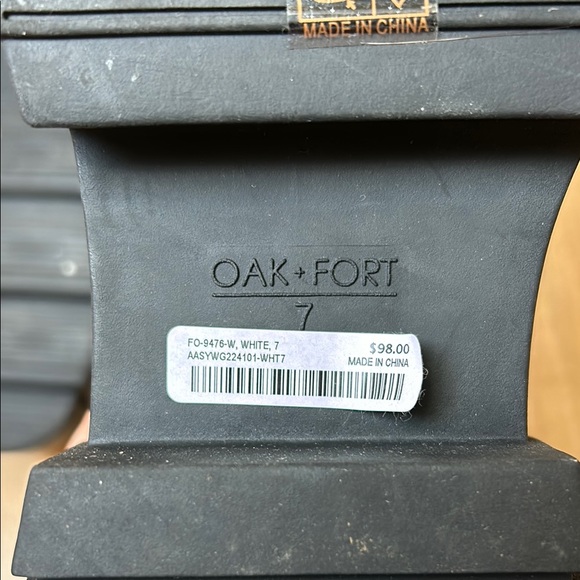 White Chunky Loafers Flats & Loafers - Picture 7 of 7